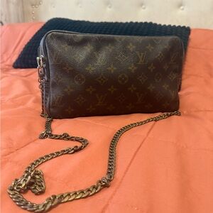 Louis Vuitton Dark Brown Monogram Crossbody Bag